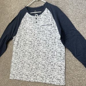 Swiss Cross Men's Raglan Long Sleeve Pocket T-Shirt XL